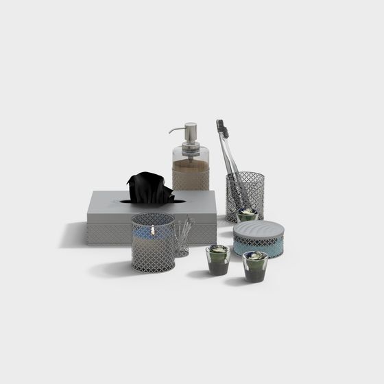 現代浴室美容用品