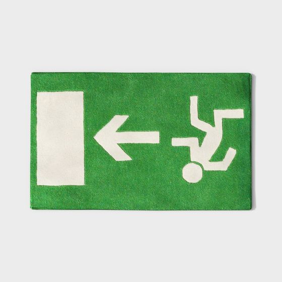 Low Poly Emergency Exit Sign 3D model for Various Projects