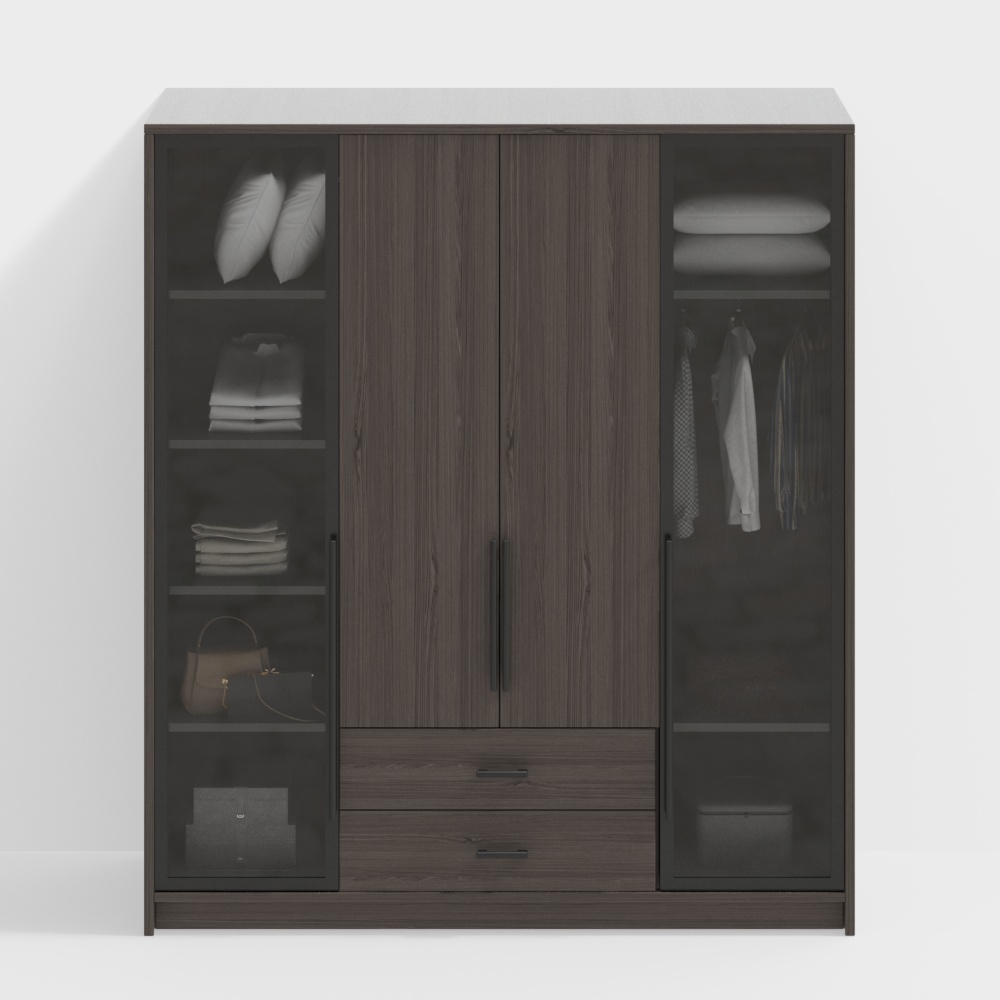 Modern bedroom wardrobe