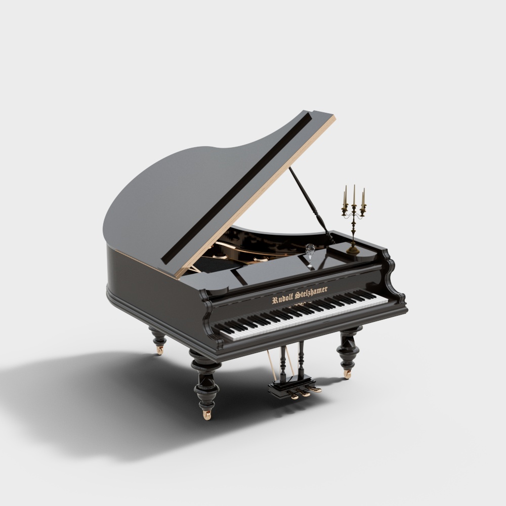 ห้องที่เล่นเปียโนสมัยใหม่