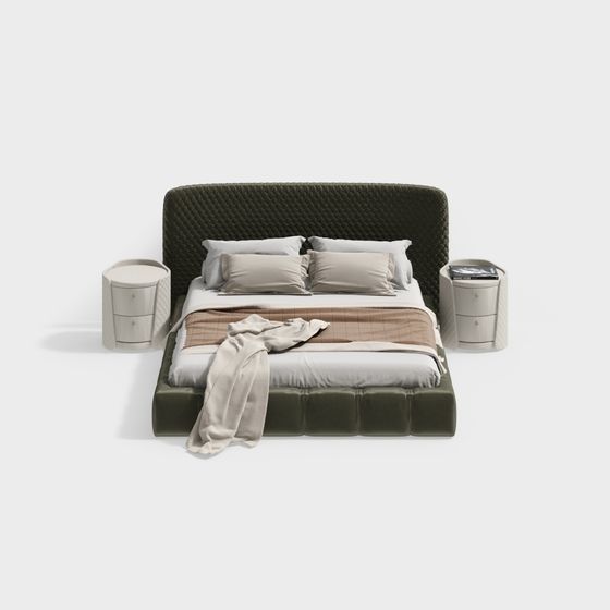 Urban Retreat Bed 3D model