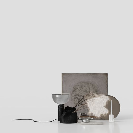 Minimalist Living Room 3D model