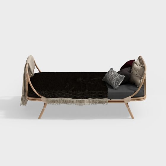 Cozy Retreat Daybed 3D model