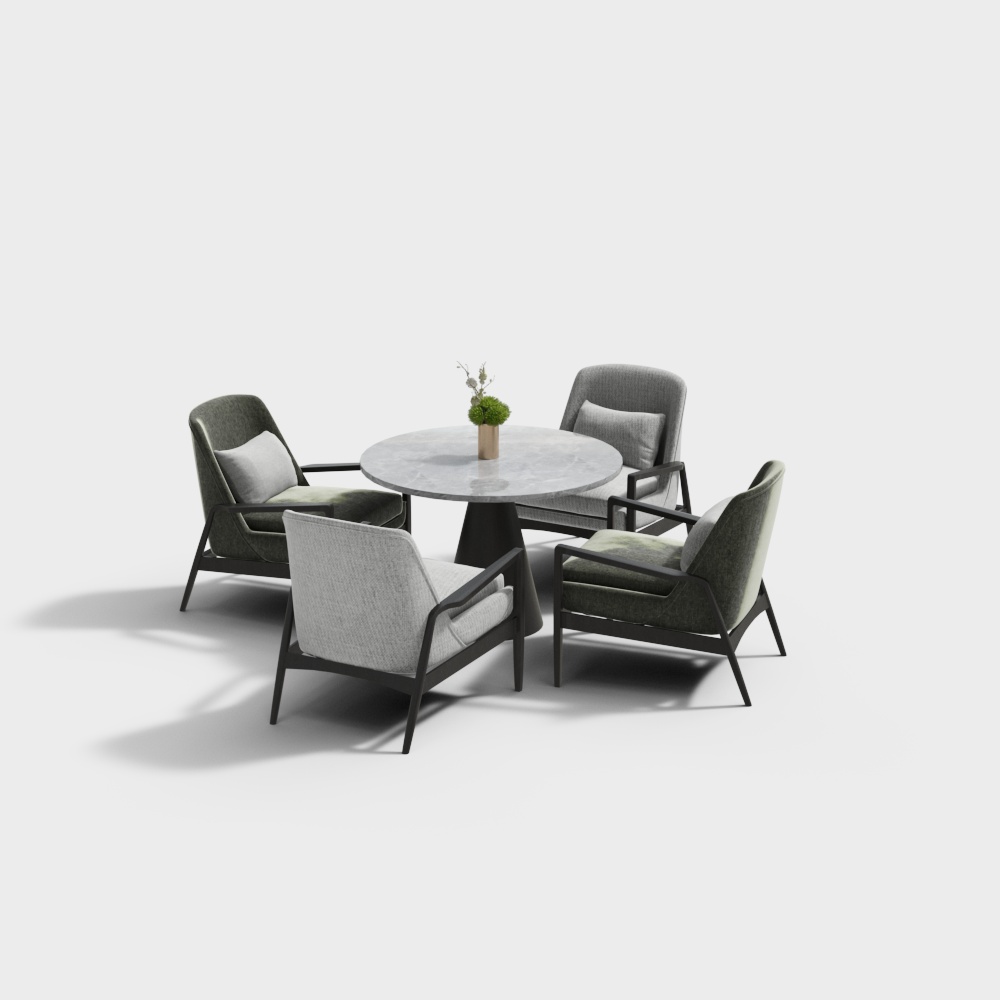 โต๊ะขายและเก้าอี้จีนใหม่