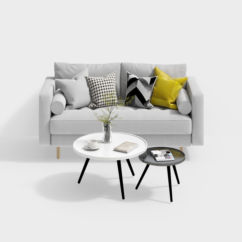 Modern kindergarten sofa combo