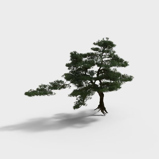 Majestic Pine Tree 3D Model for Natural Landscapes