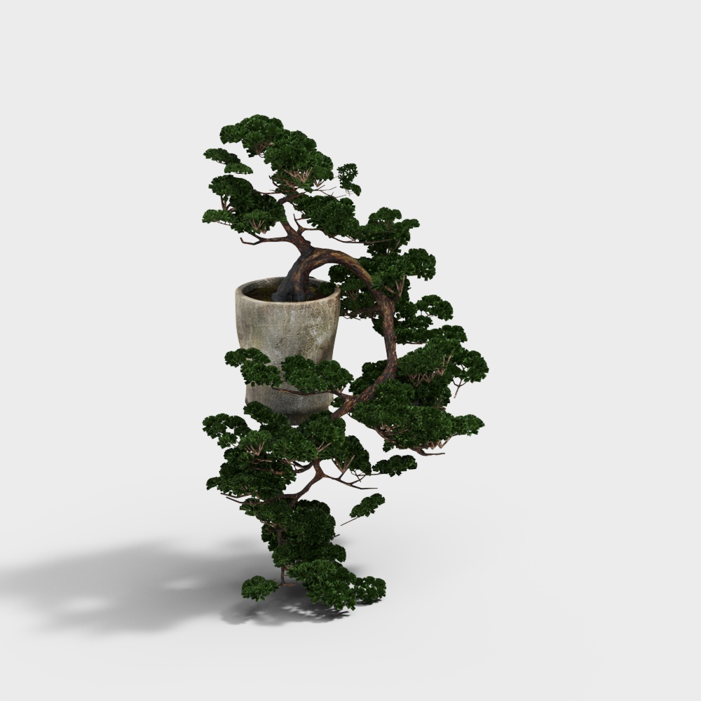 Chinese garden fountain landscape