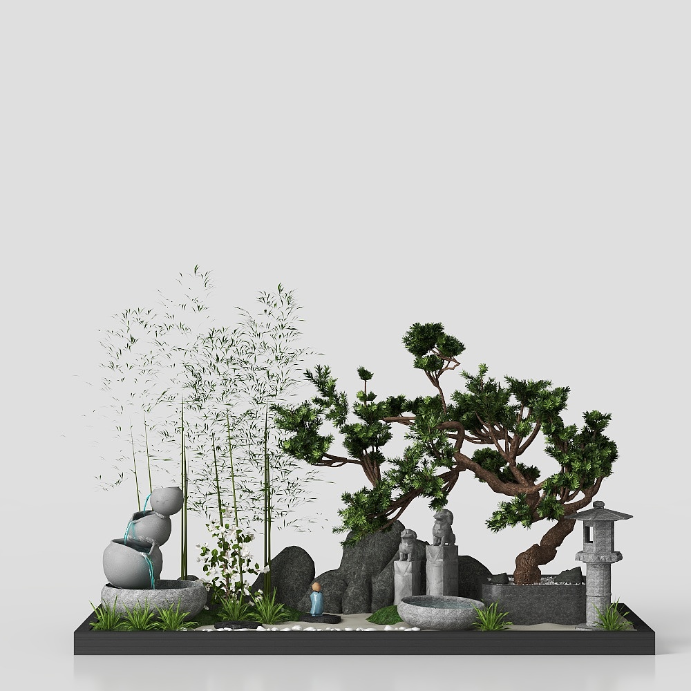 Paesaggio Giardino Cinese Nuovo