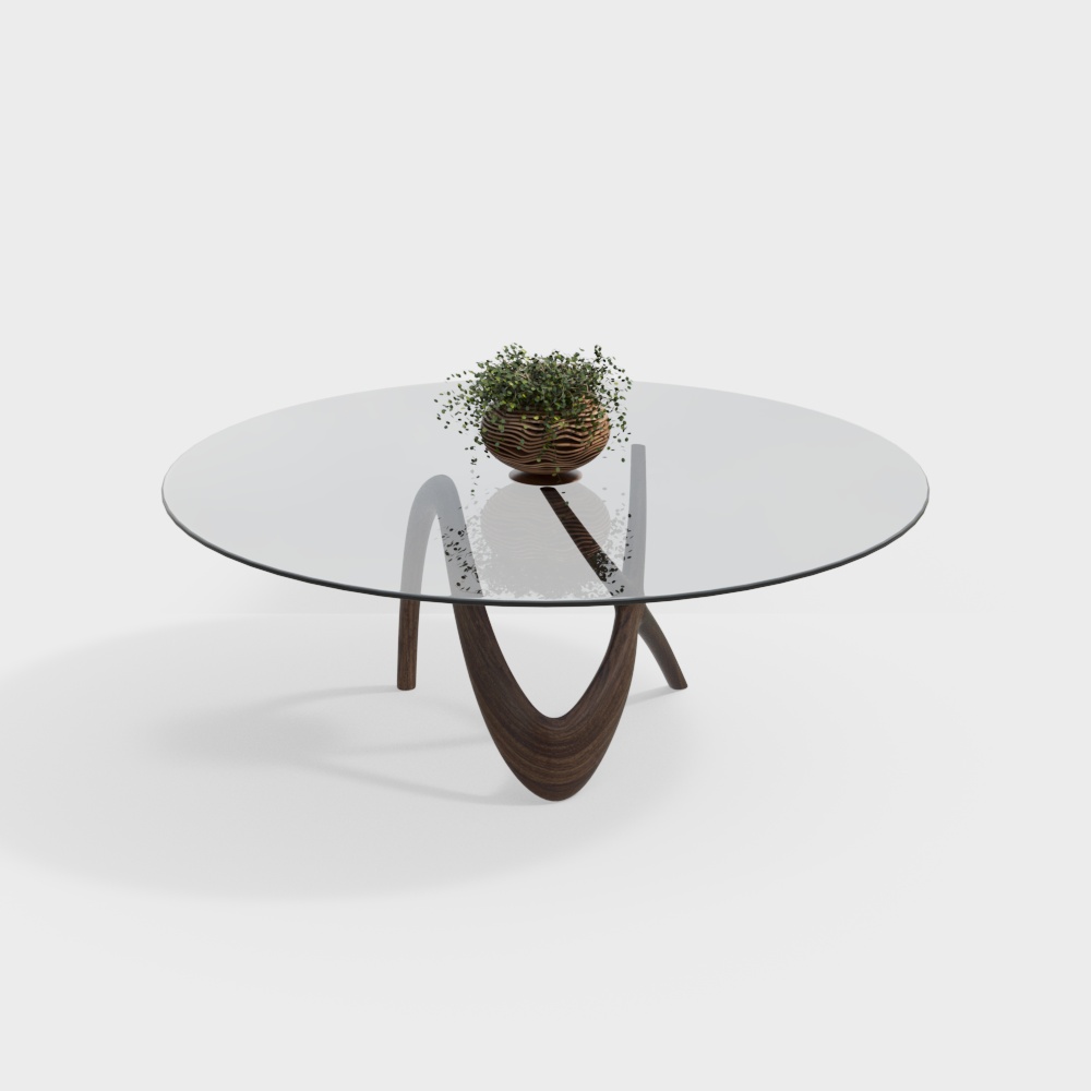 Mesa redonda de sala de estar italiana