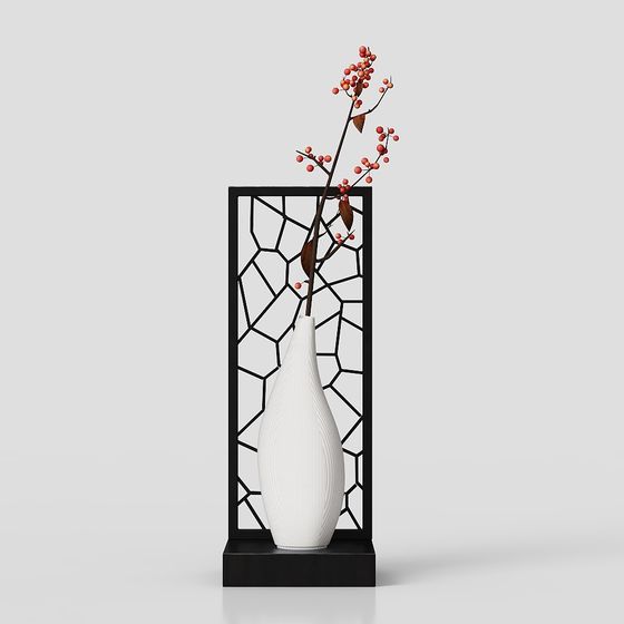 Geometric Vase 3D model