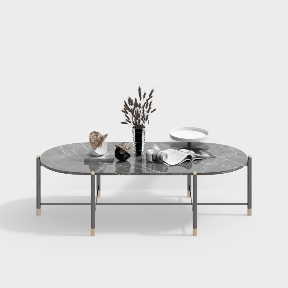 Modern living room sofa coffee table