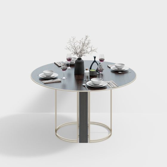 Elegant Modern 3D Table Model Design