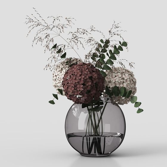 Floral Decoration 3D model for Creative Uses