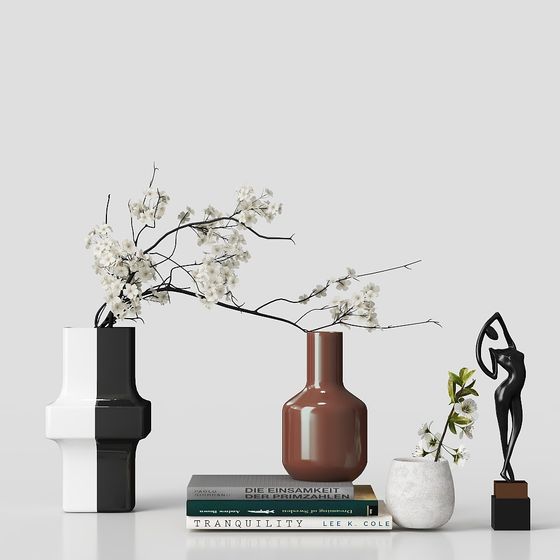 Stylish Low-Polygon Decorative 3D Model