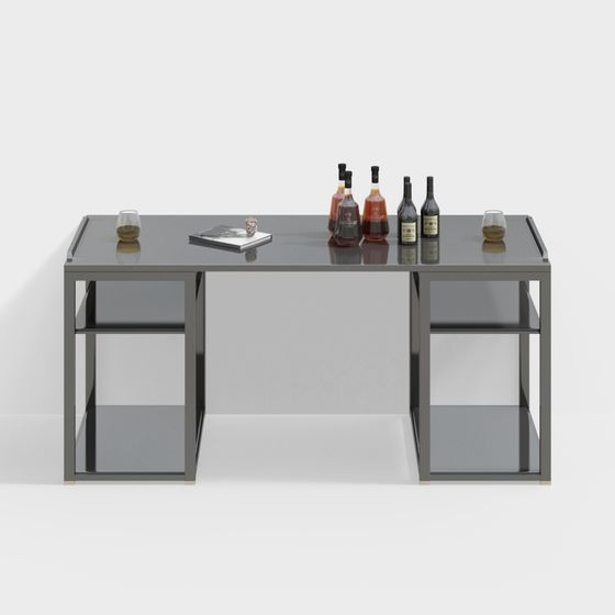 Elegant Urban Console Table 3D model