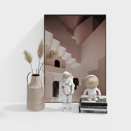 Futuristic Astronaut Series 3D model