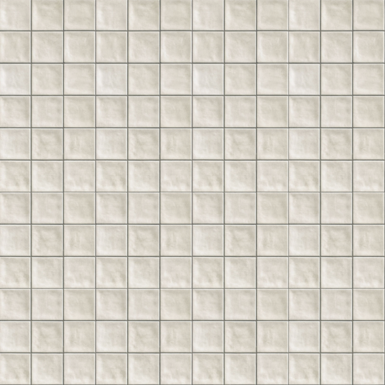 Cream White Mosaic Tile 3D Model in Beige