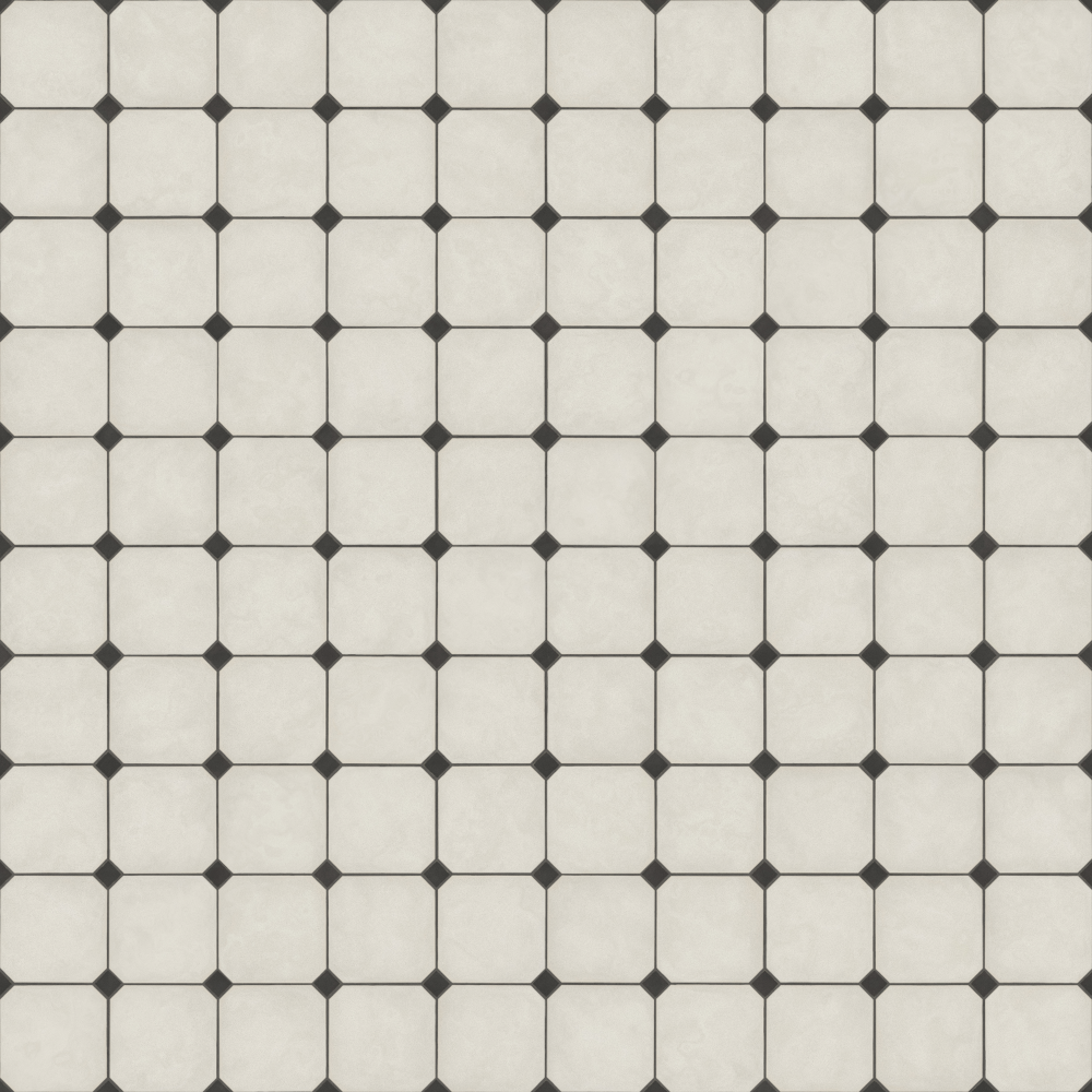 Black and White patchwork tile - Tile -1600*1600