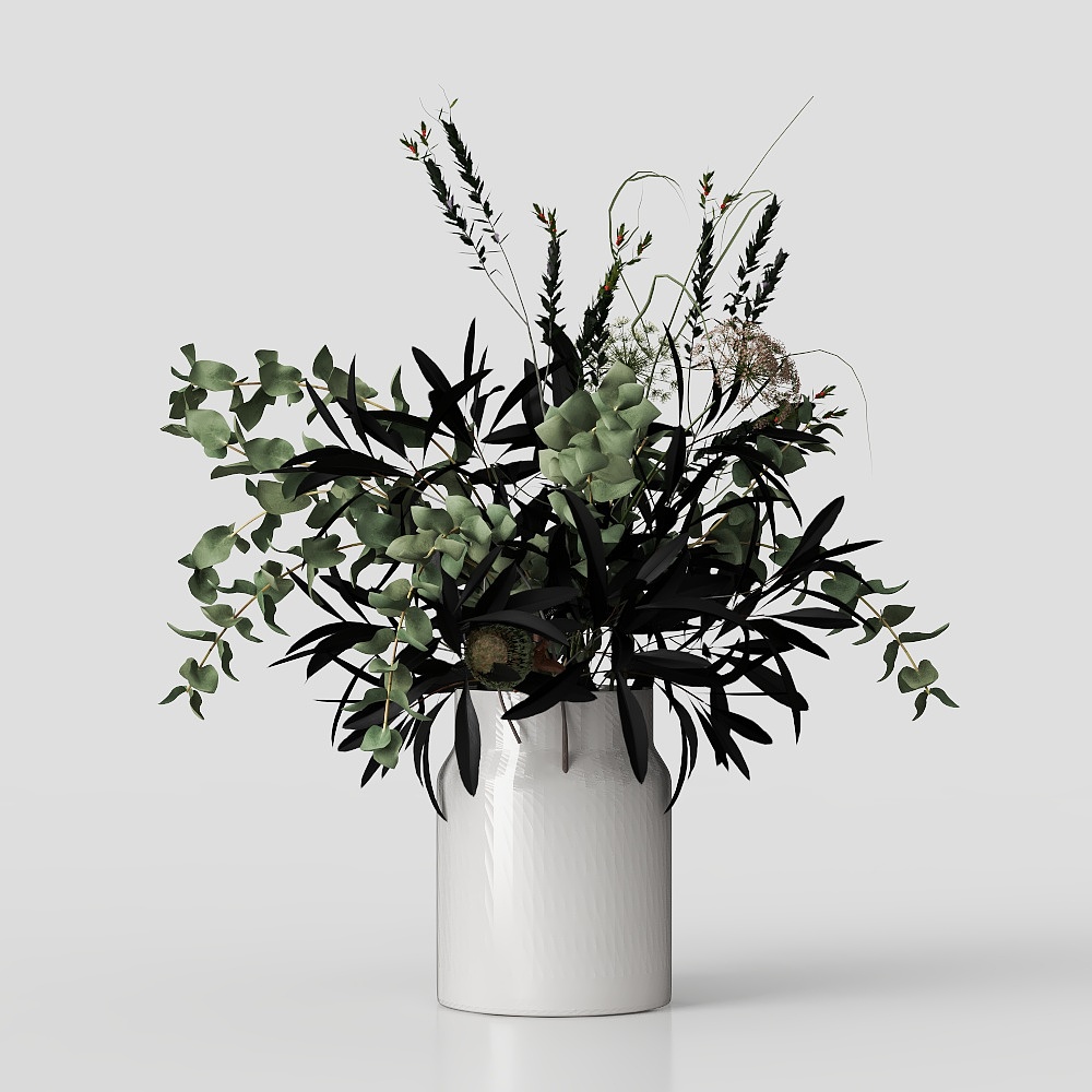 Modern bedroom vase floristry