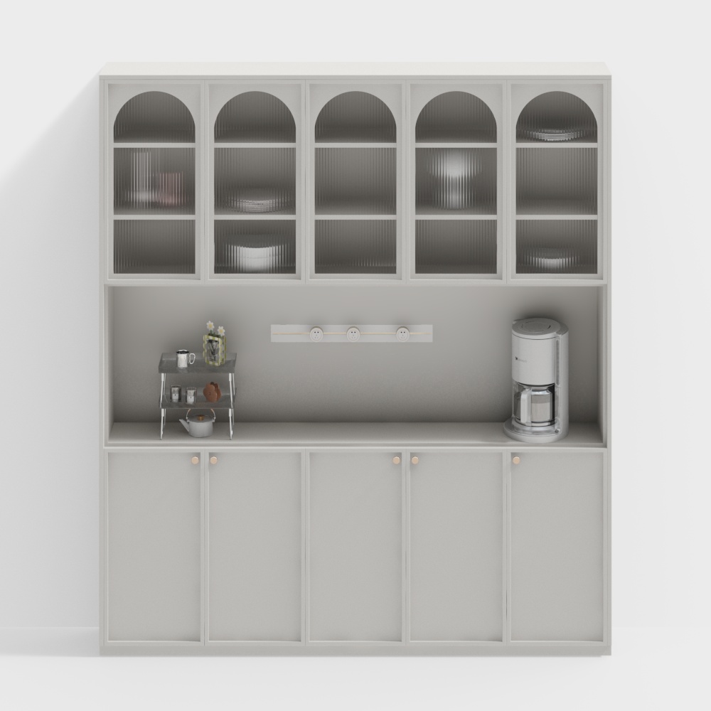 ตู้ข้างในครัวสไตล์ทันสมัย