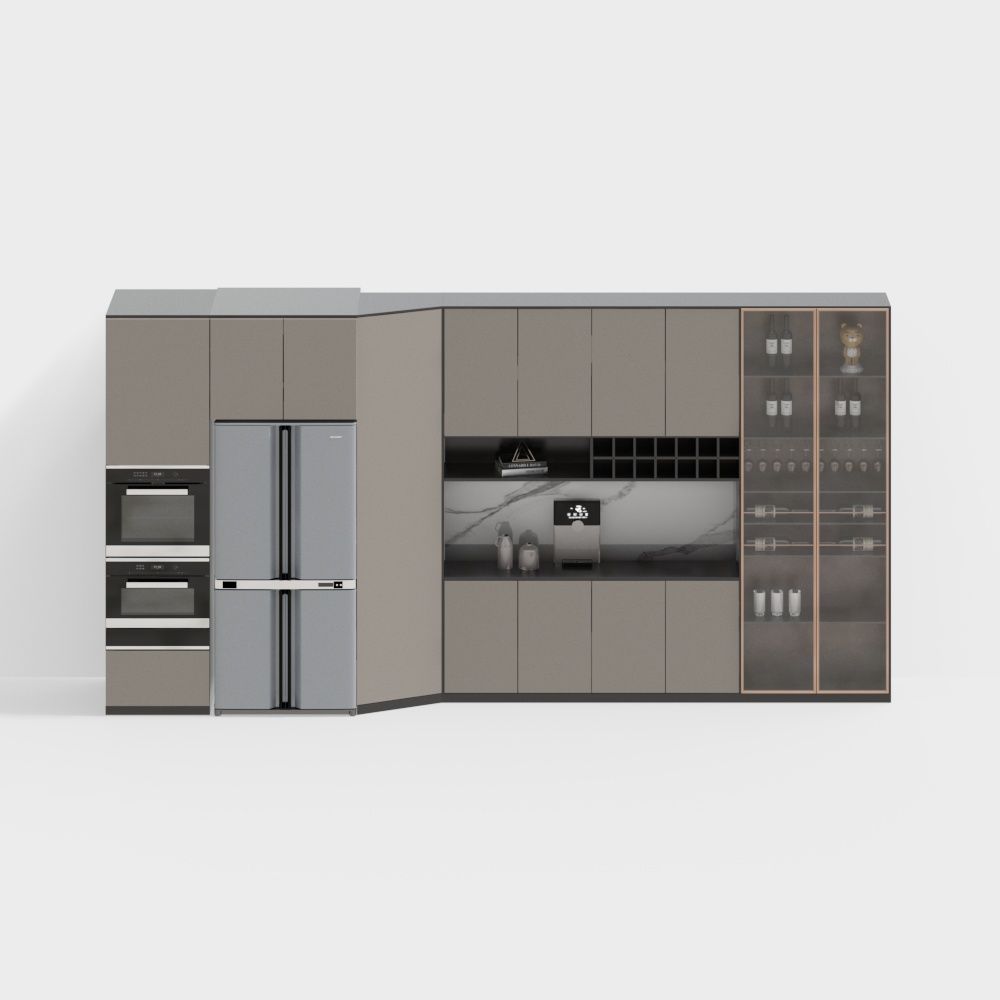 Modern kitchen cabinets