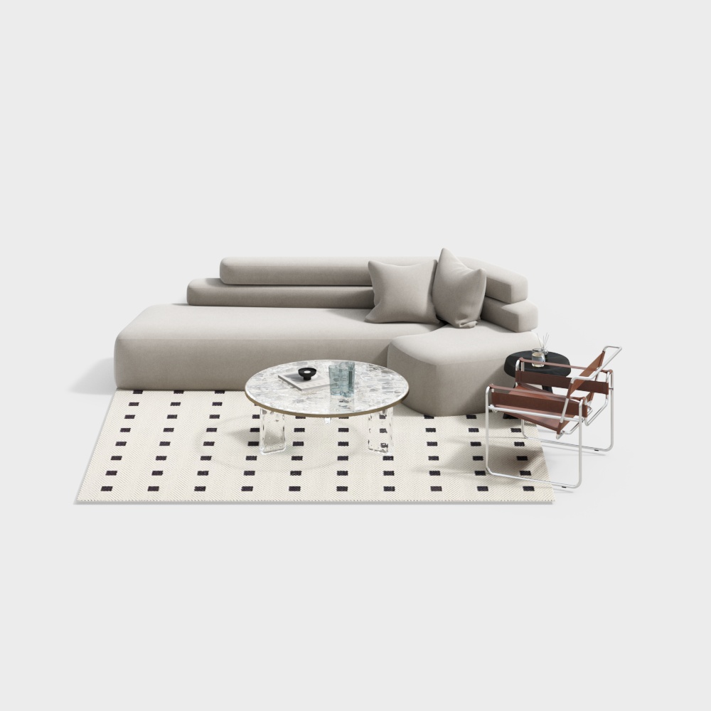 모던 거실 소파 세트