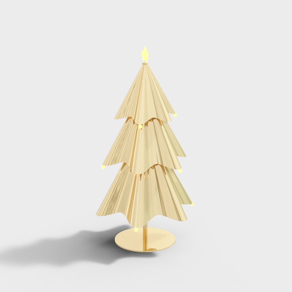 Living room Christmas tree decoration