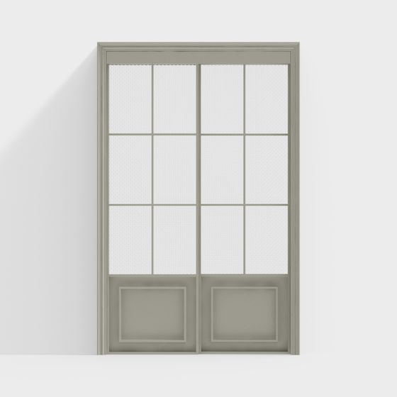 Urban Window 3D model in Modern Minimalist Style