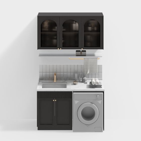 Urban Laundry Room 3D model