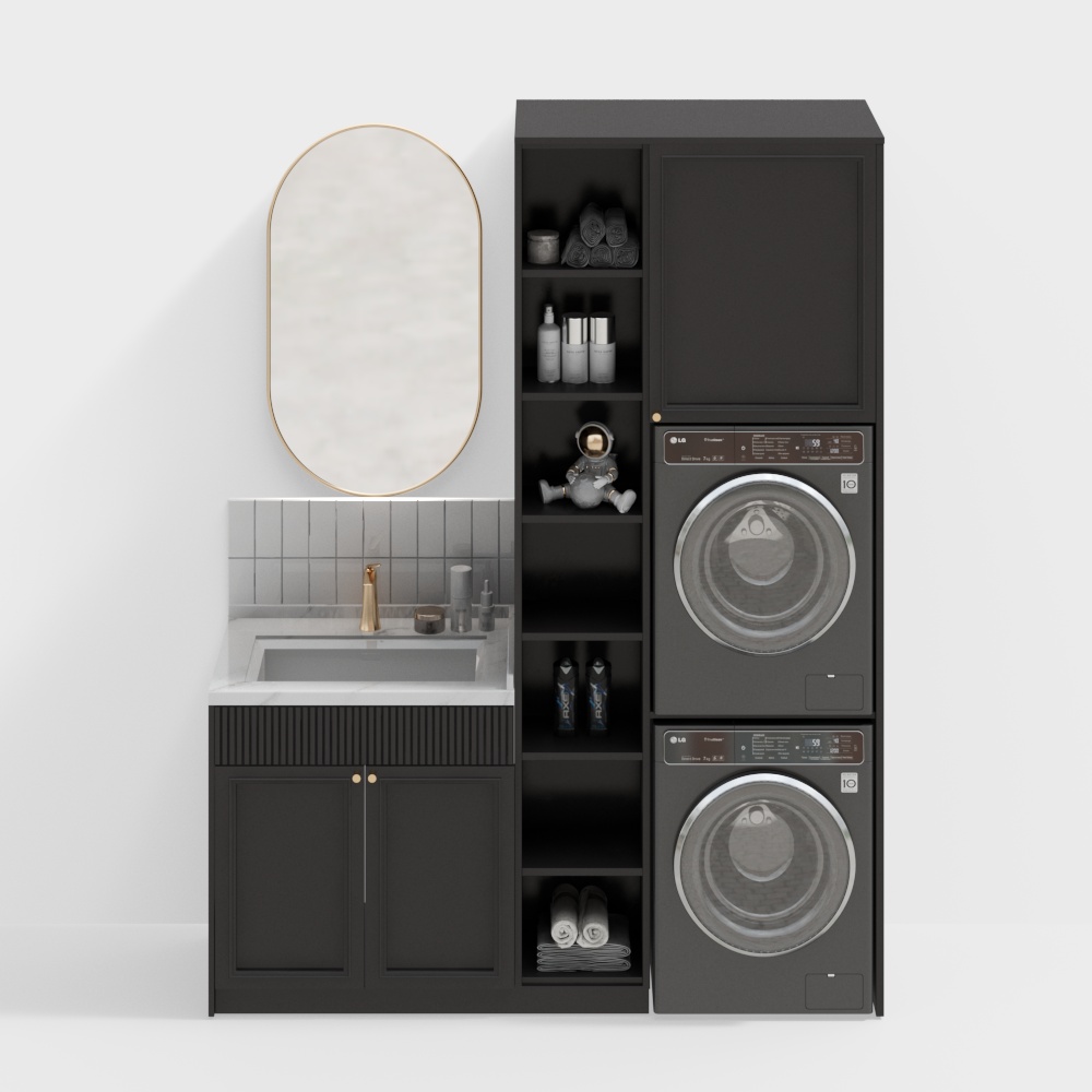 French balcony balcony cabinet