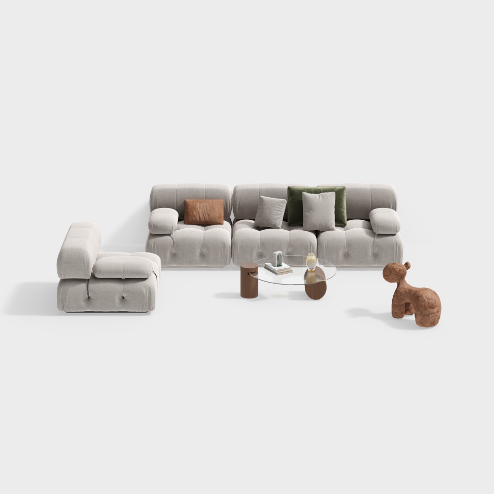 모던 거실 소파 세트