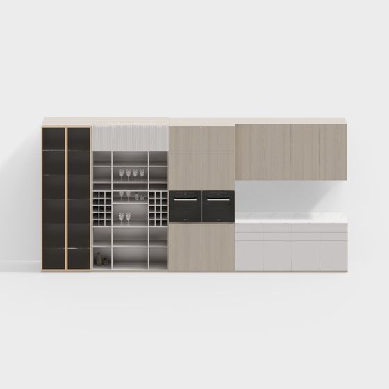 Modern City Wine Cellar 3D model