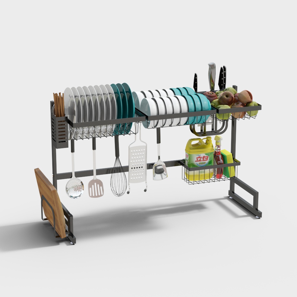 Modern kitchen bowl holder