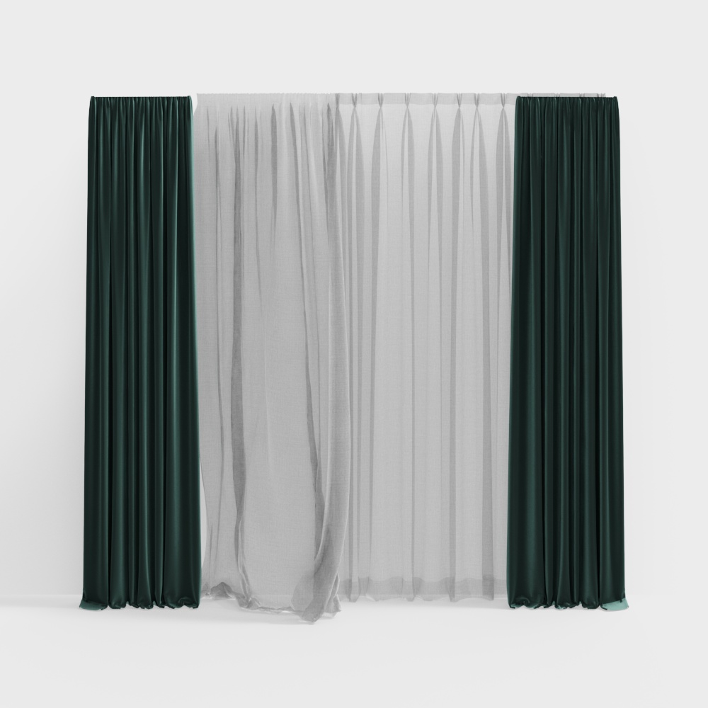 American balcony curtain