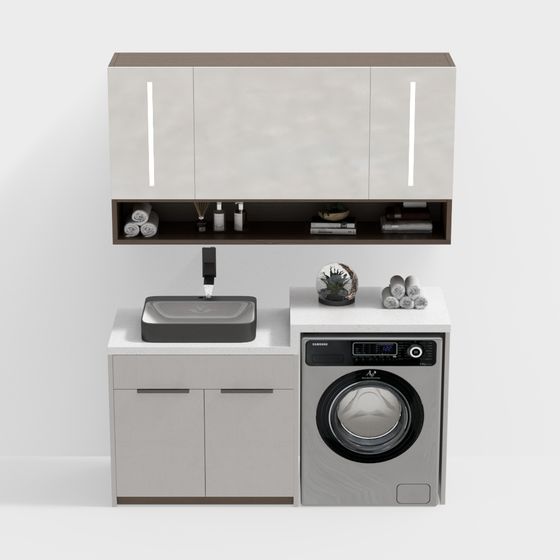 Urban Laundry Room 3D model