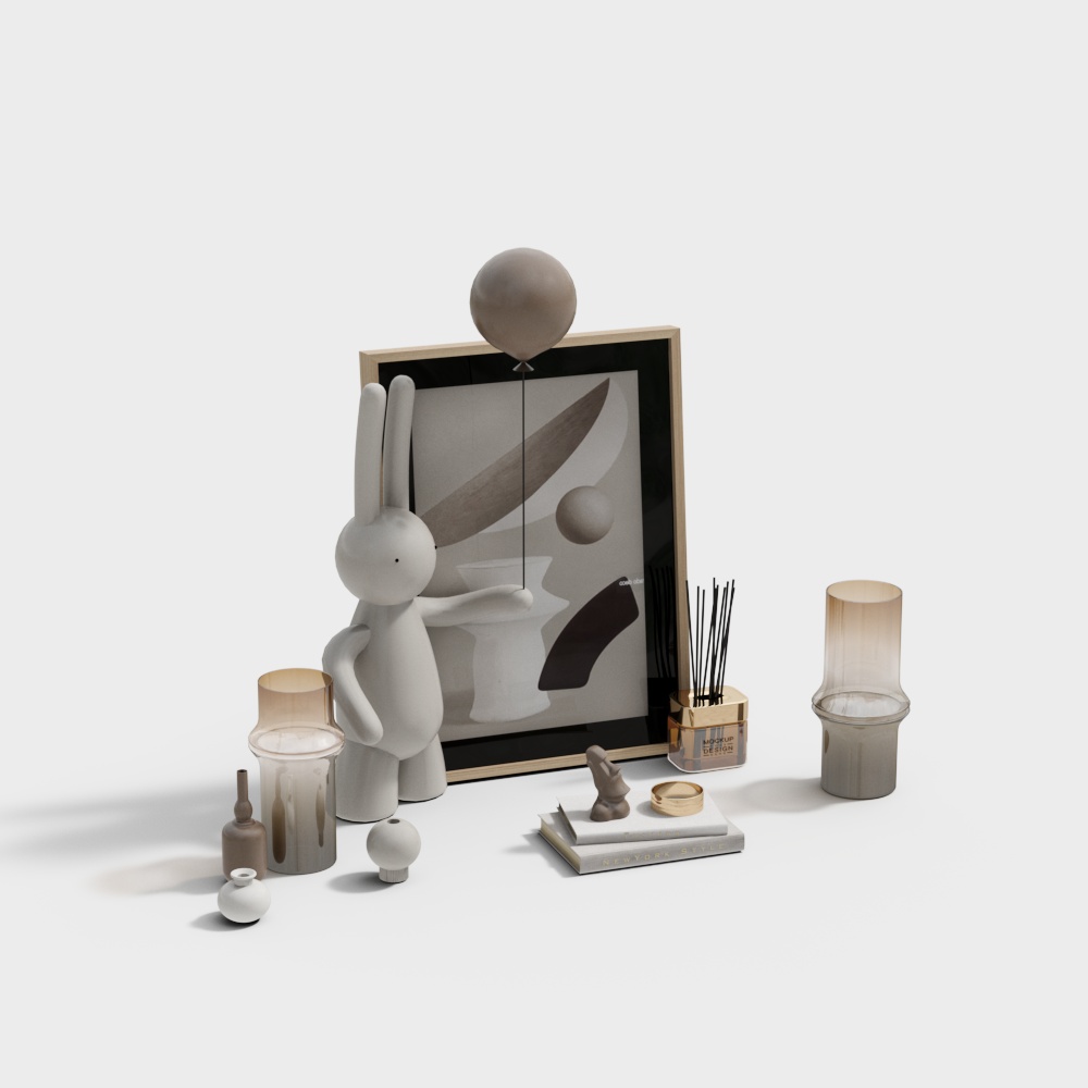 Nordic porch decoration combination