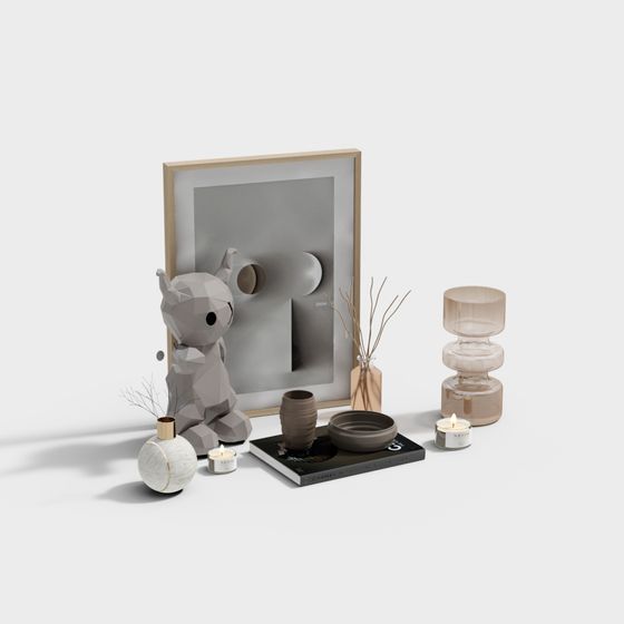 Minimalist Cozy Corner 3D model