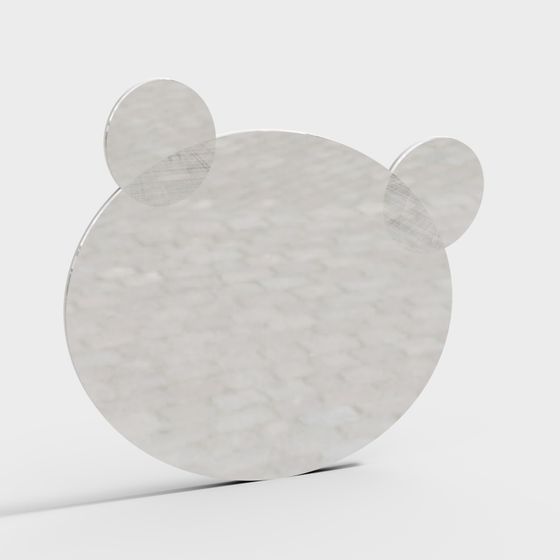 Cute Round Bear 3D model