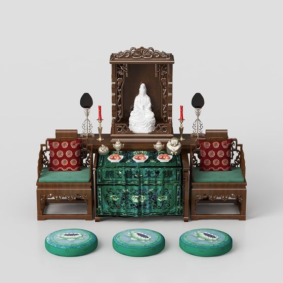 Zen Tea Room 3D model