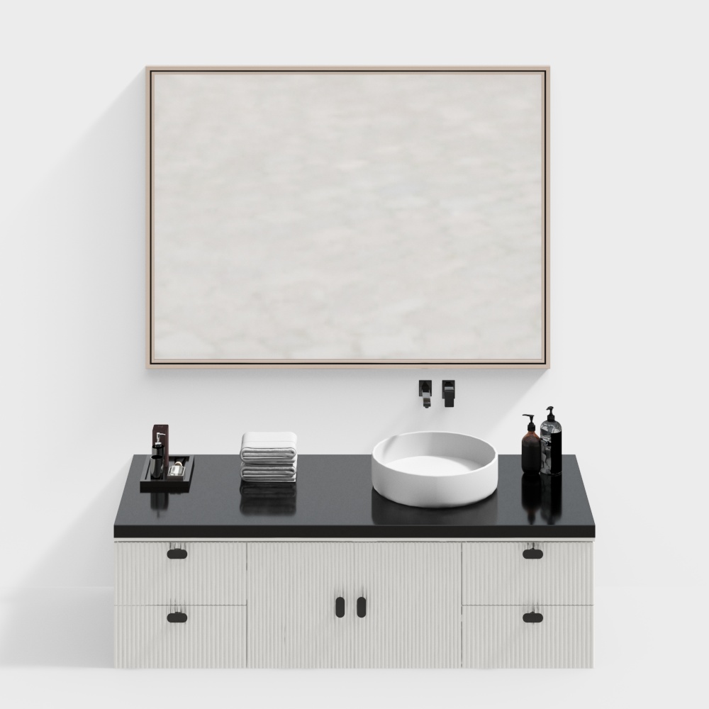 Современный шкаф для ванной