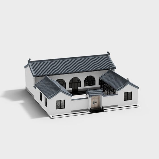 Traditional Chinese Courtyard 3D model