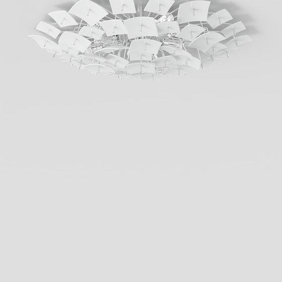 Fan-Shaped Light 3D model for Modern Interiors