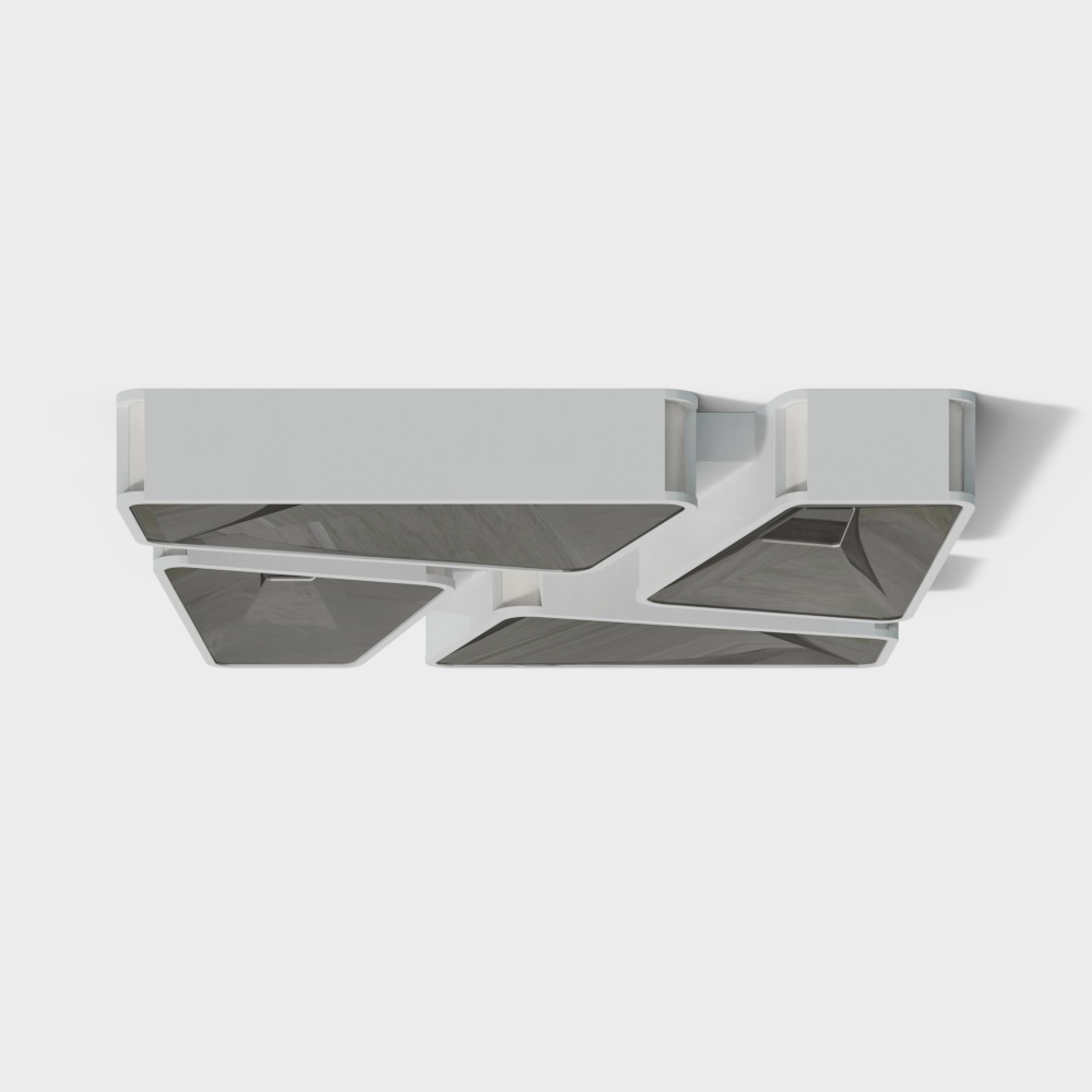 Simple modern black ceiling light