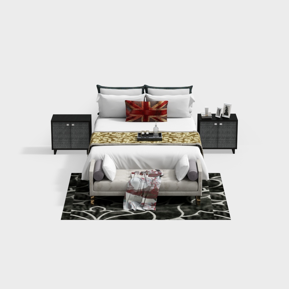 L'association de lit du milieu de la mer