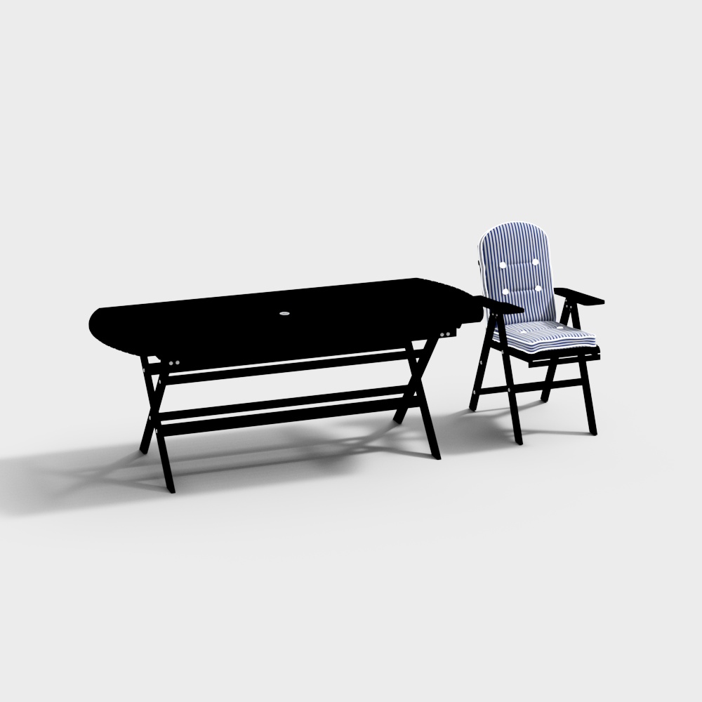 地中海風カジュアルテーブルと椅子