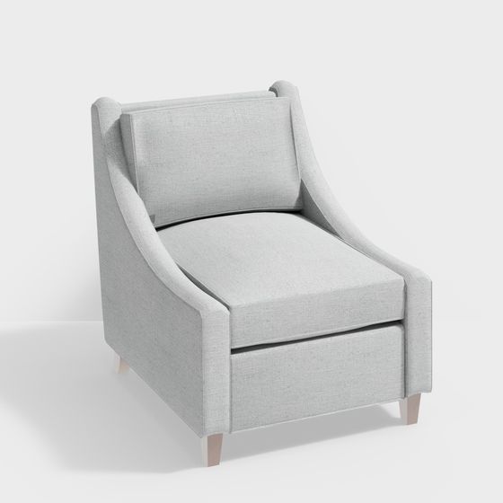 Cozy Corner Chair 3D model
