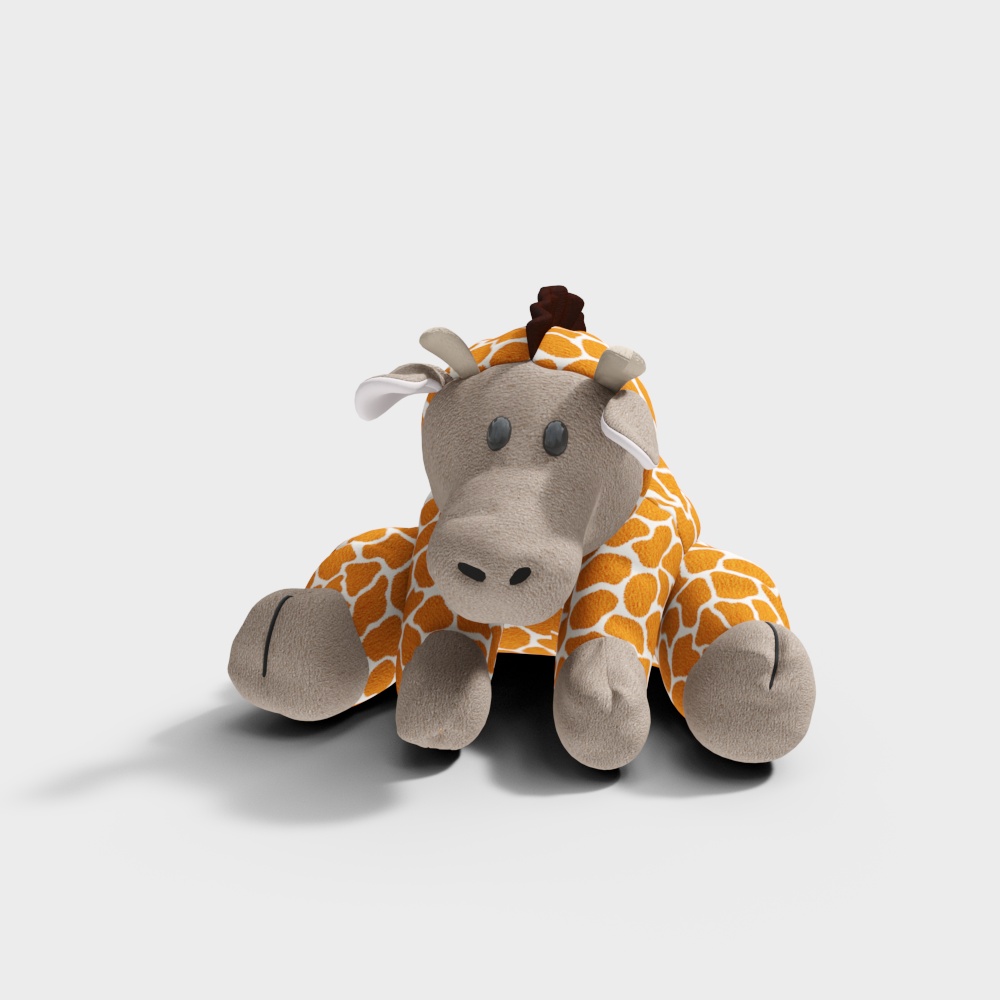 Charming 3D Giraffe Model for Creative Projects