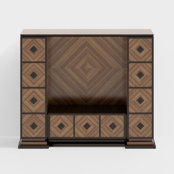 Art Deco Sideboard 3D model