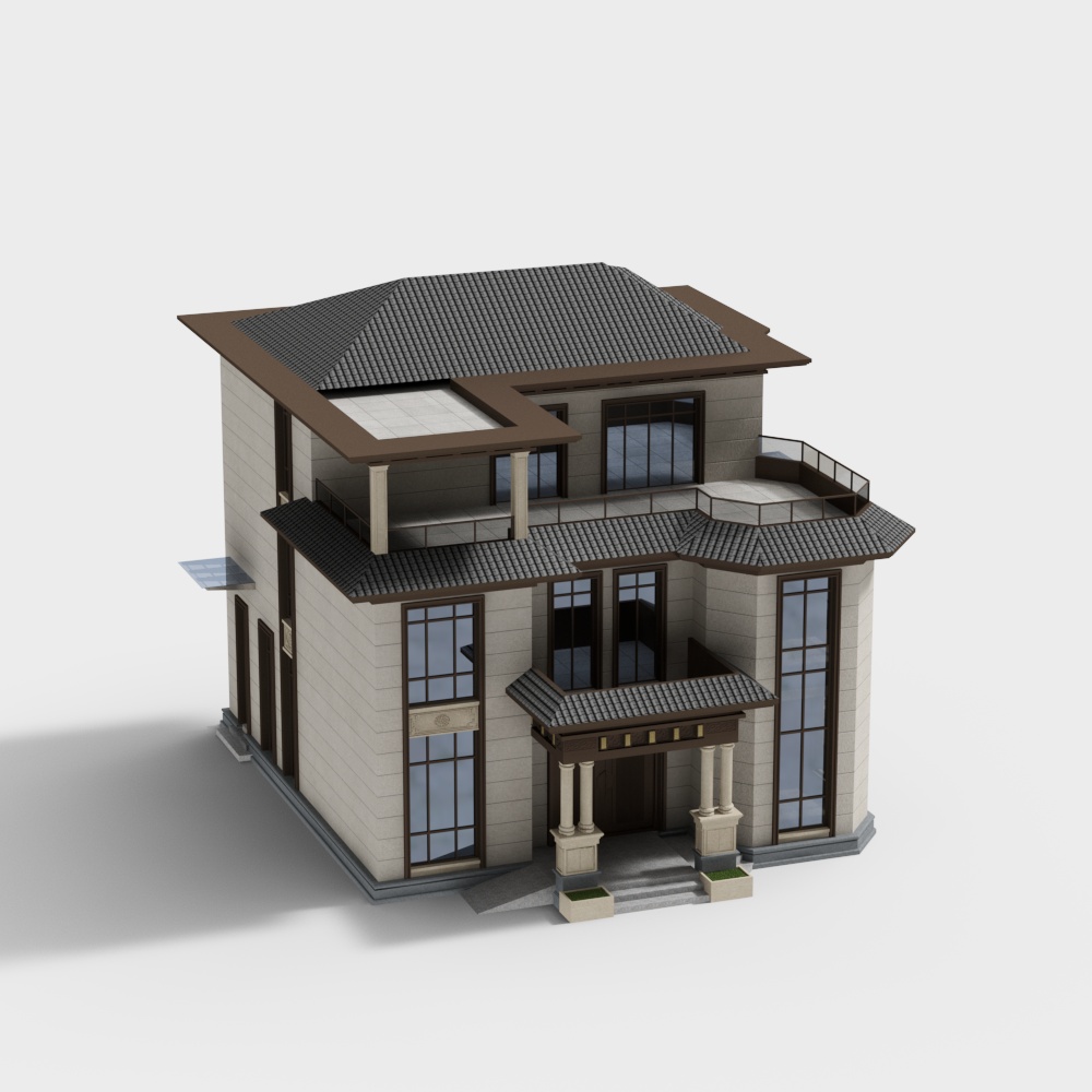 Modern suburban villa