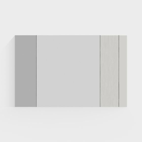 Minimalist Low-Polygon Architectural Model 3D model